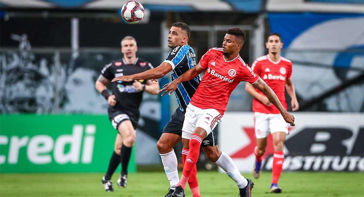 Con Paolo Guerrero, Internacional cayó 1-0 en su visita a Gremio por la fecha 9 del Campeonato Gaúcho